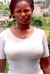 tall Ivory Coast girl  from Abidjan N3786