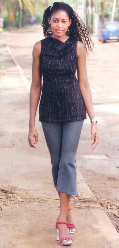 Date this attractive Gabon girl Hortense from Libreville GA10