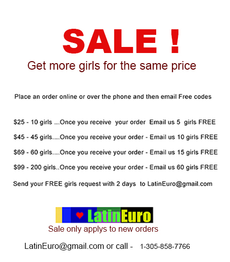 Date this happy Brazil girl SALE from  BR10995