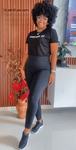 funny Dominican Republic girl Arpillera from Representante de Santo Domingo DO54739